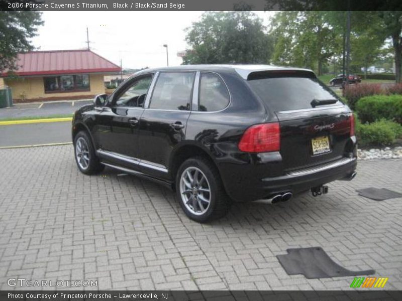 Black / Black/Sand Beige 2006 Porsche Cayenne S Titanium