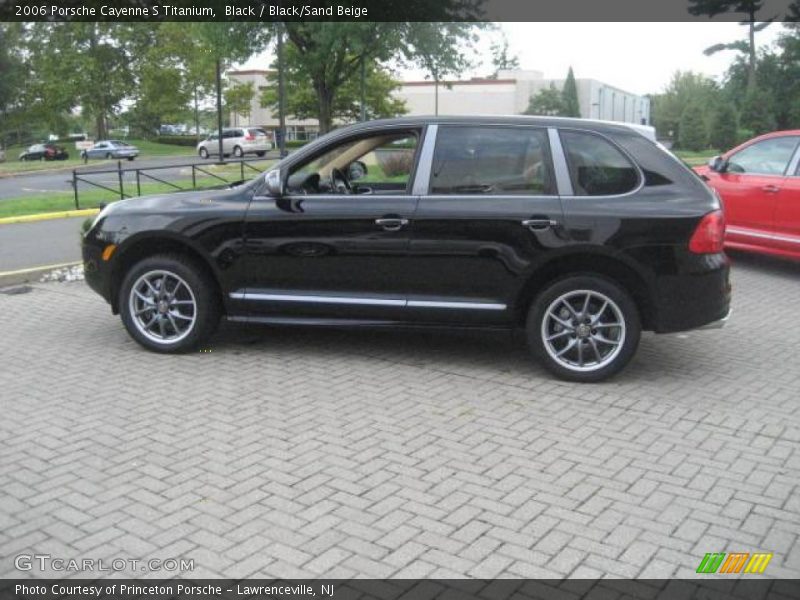 Black / Black/Sand Beige 2006 Porsche Cayenne S Titanium