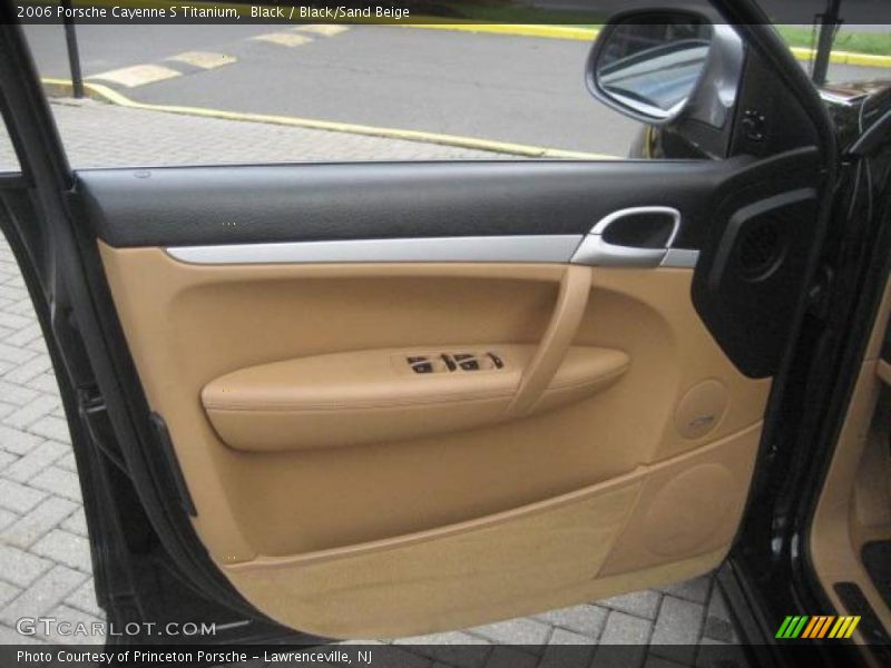 Black / Black/Sand Beige 2006 Porsche Cayenne S Titanium