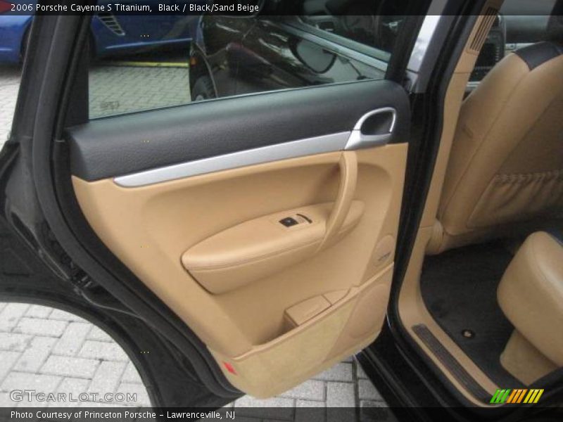 Black / Black/Sand Beige 2006 Porsche Cayenne S Titanium