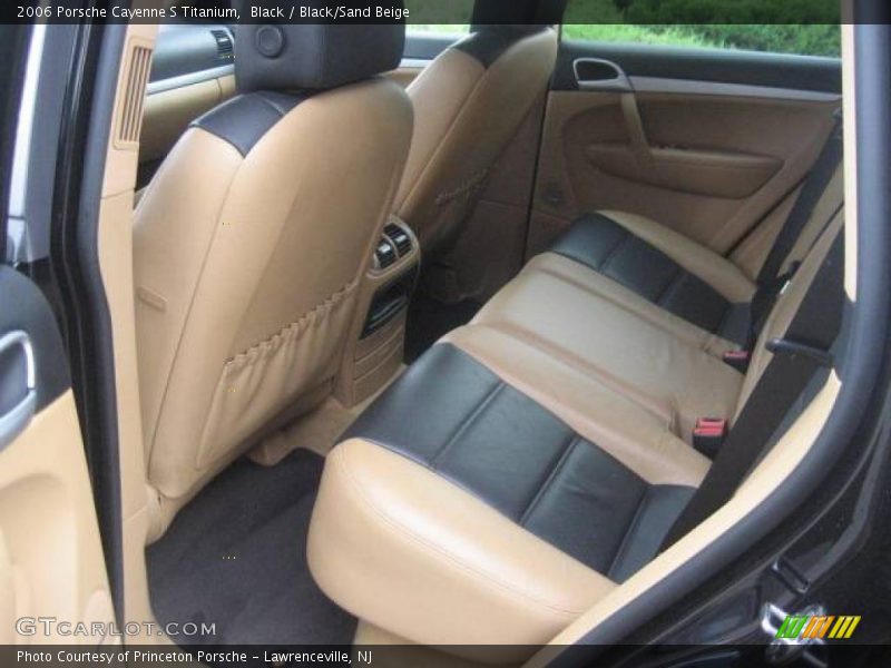Black / Black/Sand Beige 2006 Porsche Cayenne S Titanium