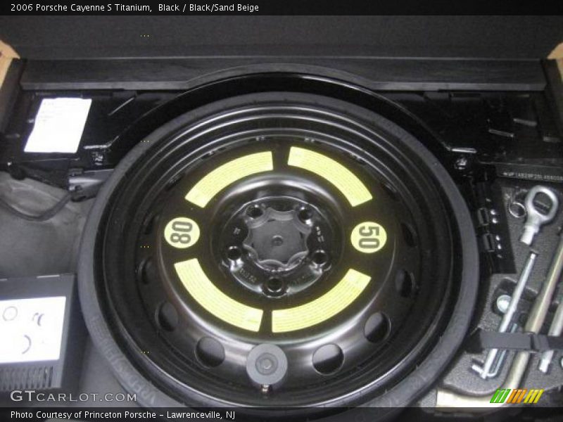 Black / Black/Sand Beige 2006 Porsche Cayenne S Titanium