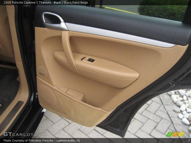 Black / Black/Sand Beige 2006 Porsche Cayenne S Titanium