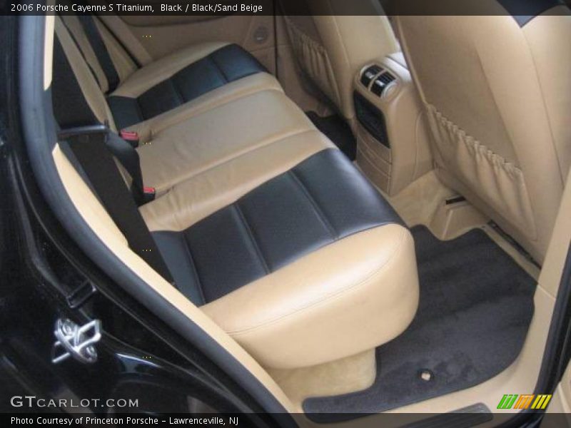 Black / Black/Sand Beige 2006 Porsche Cayenne S Titanium