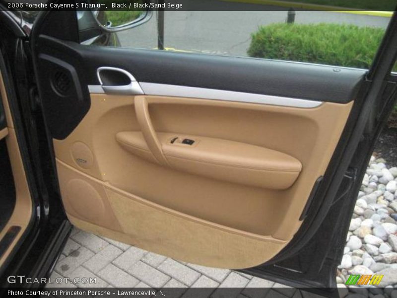 Black / Black/Sand Beige 2006 Porsche Cayenne S Titanium