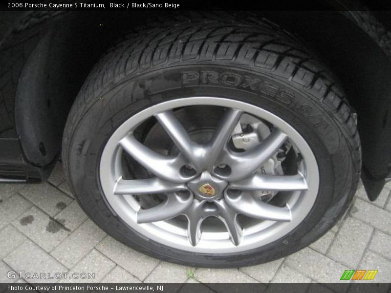 Black / Black/Sand Beige 2006 Porsche Cayenne S Titanium