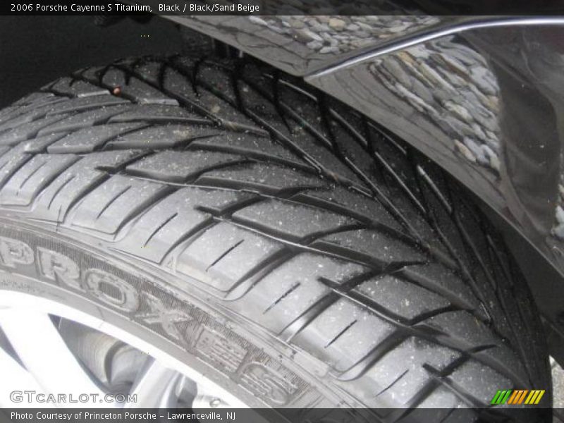 Black / Black/Sand Beige 2006 Porsche Cayenne S Titanium