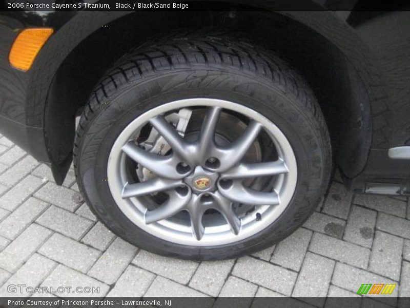 Black / Black/Sand Beige 2006 Porsche Cayenne S Titanium