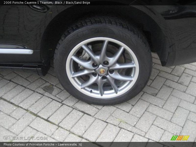 Black / Black/Sand Beige 2006 Porsche Cayenne S Titanium