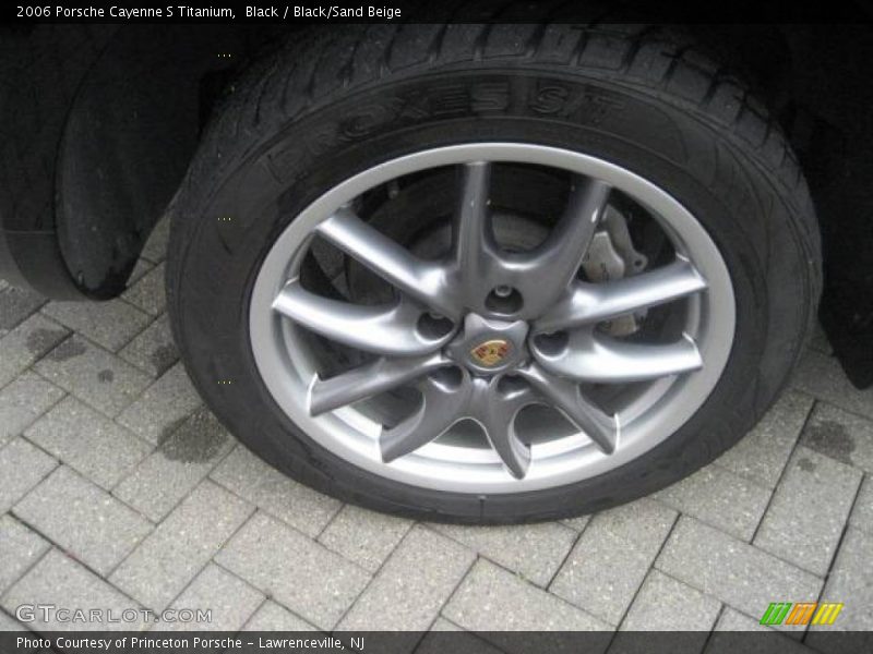 Black / Black/Sand Beige 2006 Porsche Cayenne S Titanium