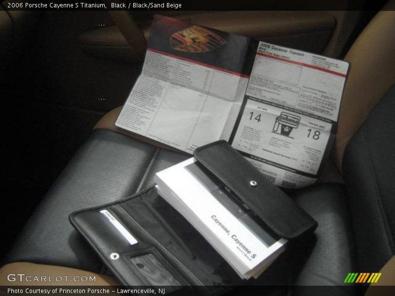 Black / Black/Sand Beige 2006 Porsche Cayenne S Titanium