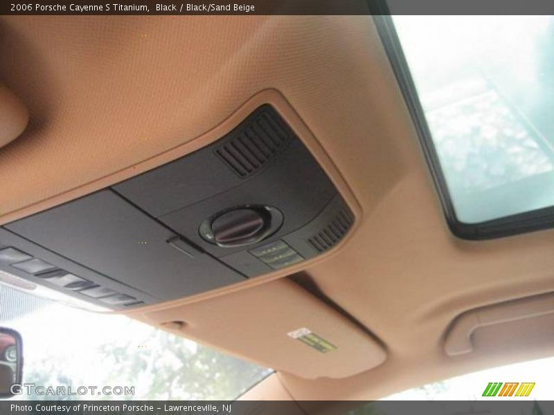 Black / Black/Sand Beige 2006 Porsche Cayenne S Titanium