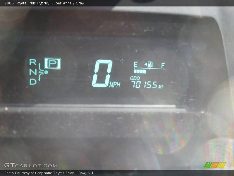 Super White / Gray 2006 Toyota Prius Hybrid
