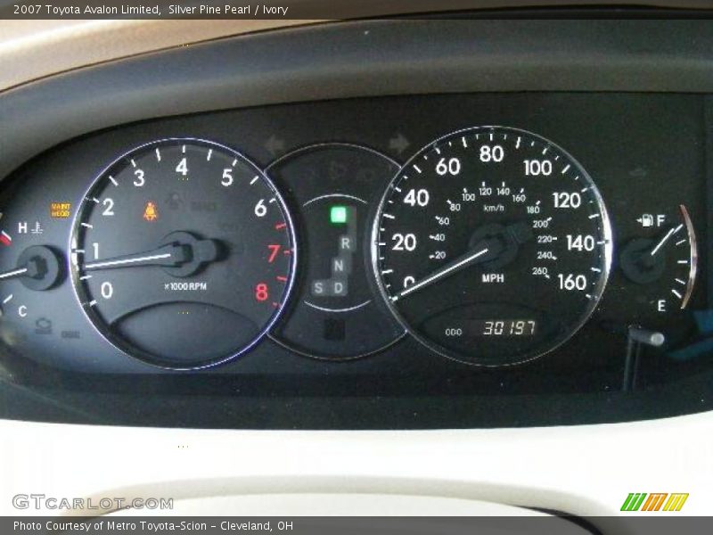 Silver Pine Pearl / Ivory 2007 Toyota Avalon Limited