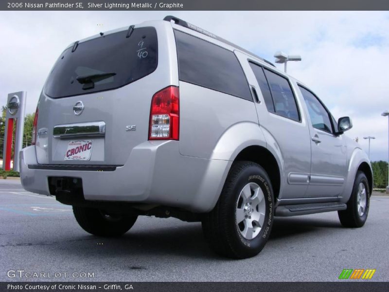 Silver Lightning Metallic / Graphite 2006 Nissan Pathfinder SE