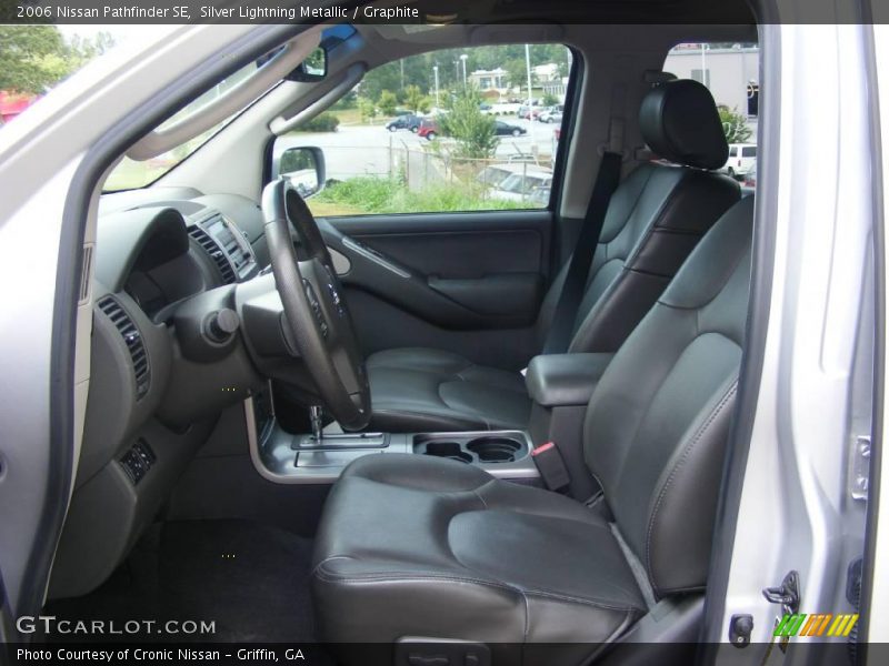 Silver Lightning Metallic / Graphite 2006 Nissan Pathfinder SE