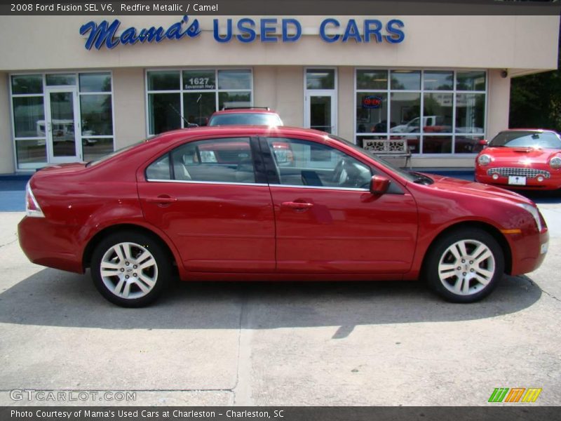 Redfire Metallic / Camel 2008 Ford Fusion SEL V6