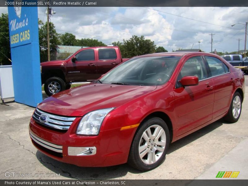 Redfire Metallic / Camel 2008 Ford Fusion SEL V6