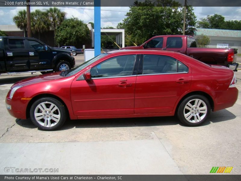 Redfire Metallic / Camel 2008 Ford Fusion SEL V6