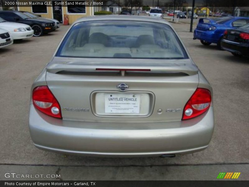 Sunlit Sand Metallic / Blond 2000 Nissan Maxima GLE