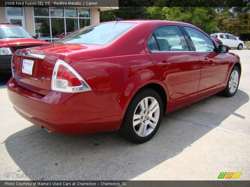 Redfire Metallic / Camel 2008 Ford Fusion SEL V6