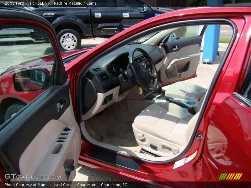 Redfire Metallic / Camel 2008 Ford Fusion SEL V6