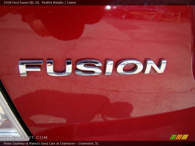 Redfire Metallic / Camel 2008 Ford Fusion SEL V6