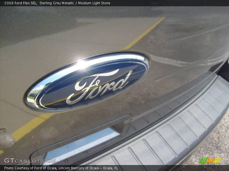 Sterling Grey Metallic / Medium Light Stone 2009 Ford Flex SEL