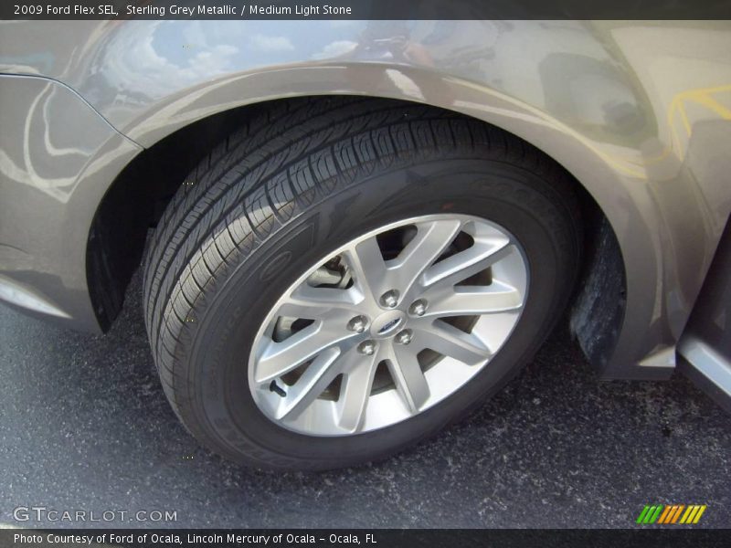 Sterling Grey Metallic / Medium Light Stone 2009 Ford Flex SEL