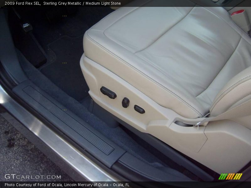 Sterling Grey Metallic / Medium Light Stone 2009 Ford Flex SEL
