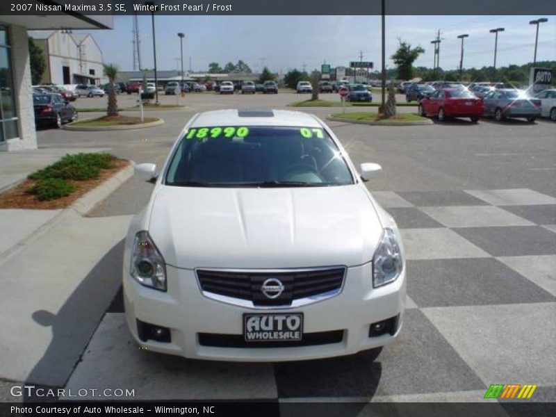 Winter Frost Pearl / Frost 2007 Nissan Maxima 3.5 SE