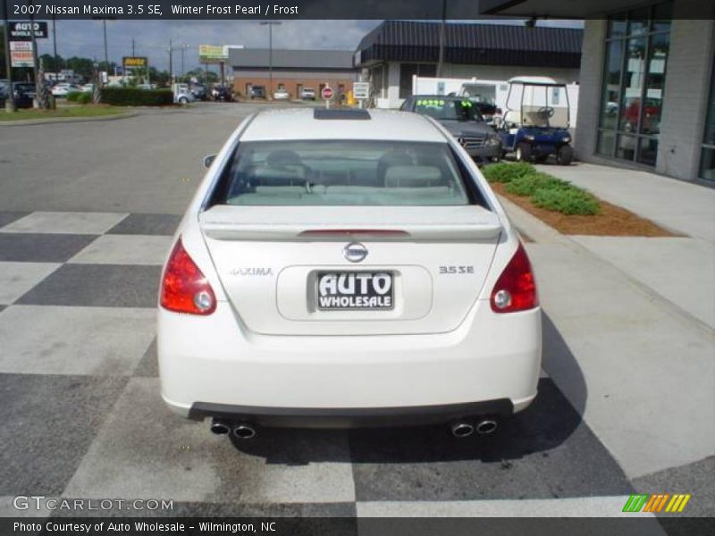 Winter Frost Pearl / Frost 2007 Nissan Maxima 3.5 SE