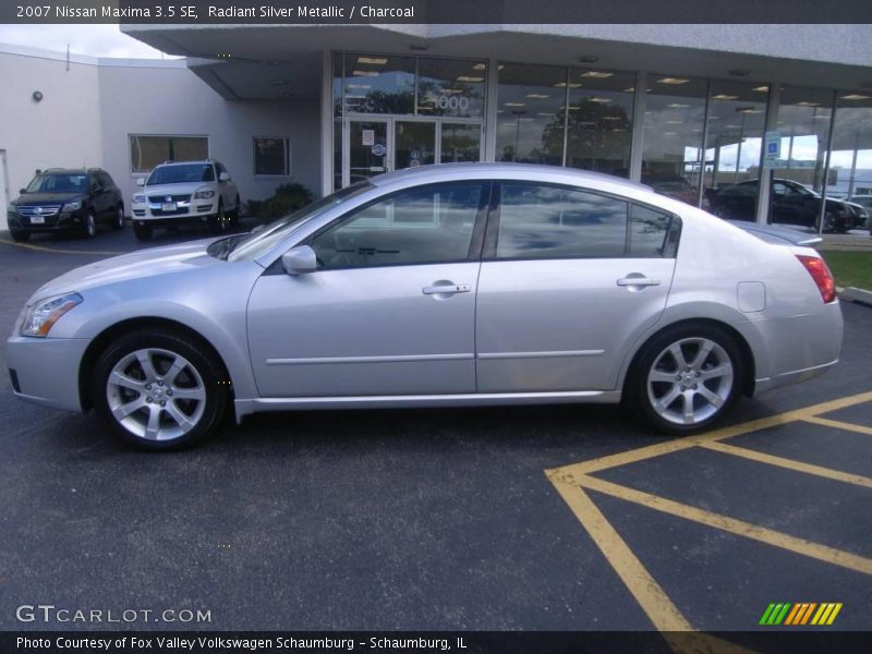 Radiant Silver Metallic / Charcoal 2007 Nissan Maxima 3.5 SE