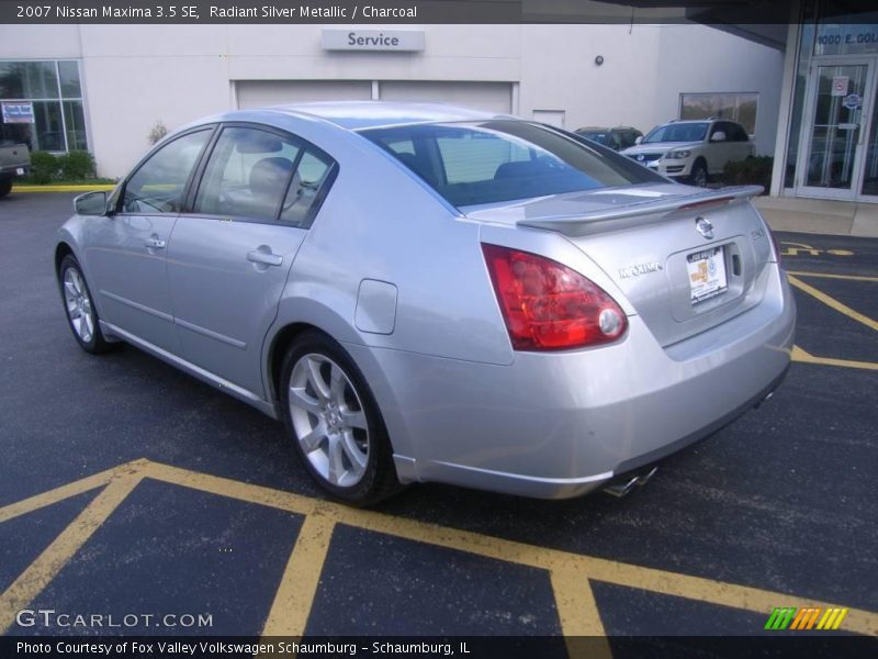 Radiant Silver Metallic / Charcoal 2007 Nissan Maxima 3.5 SE
