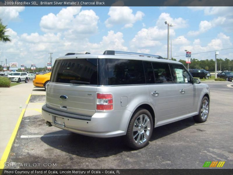 Brilliant Silver Metallic / Charcoal Black 2009 Ford Flex SEL