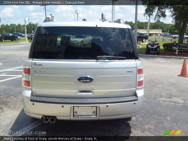 Brilliant Silver Metallic / Charcoal Black 2009 Ford Flex SEL