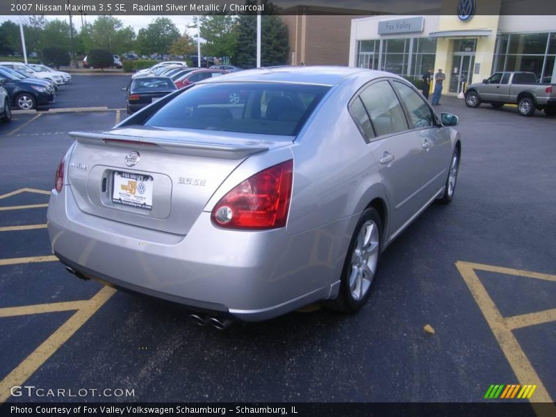 Radiant Silver Metallic / Charcoal 2007 Nissan Maxima 3.5 SE