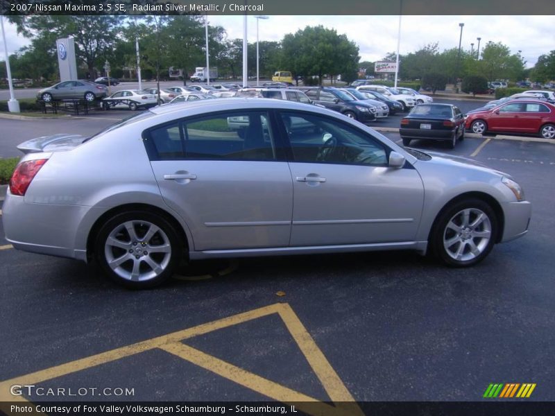 Radiant Silver Metallic / Charcoal 2007 Nissan Maxima 3.5 SE