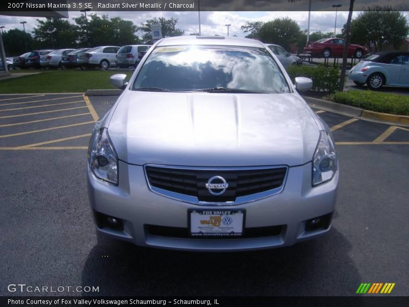 Radiant Silver Metallic / Charcoal 2007 Nissan Maxima 3.5 SE