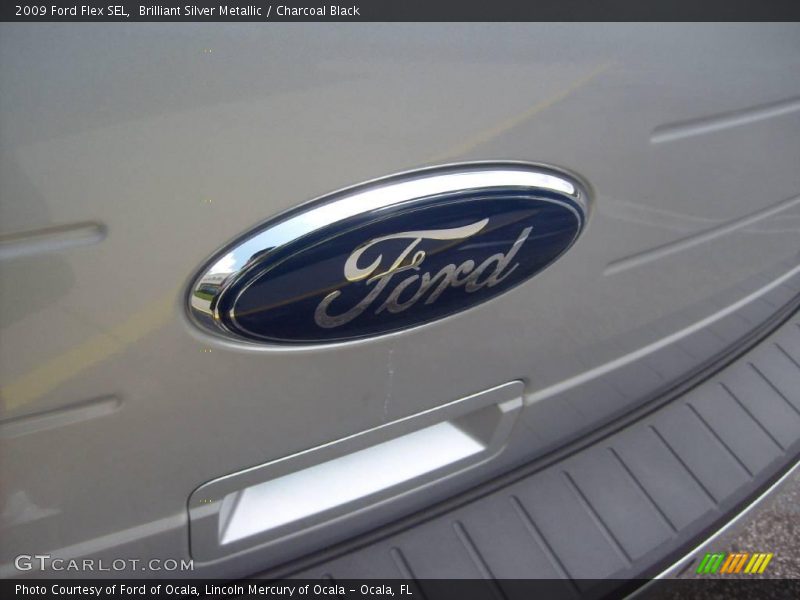 Brilliant Silver Metallic / Charcoal Black 2009 Ford Flex SEL