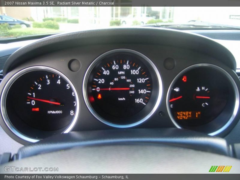 Radiant Silver Metallic / Charcoal 2007 Nissan Maxima 3.5 SE