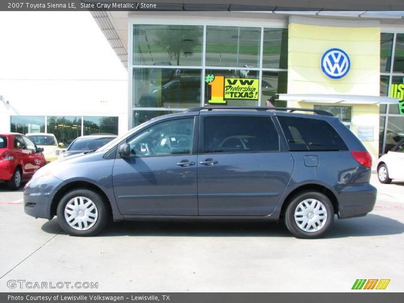 Slate Gray Metallic / Stone 2007 Toyota Sienna LE