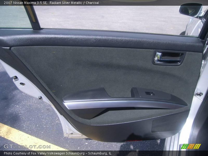 Radiant Silver Metallic / Charcoal 2007 Nissan Maxima 3.5 SE