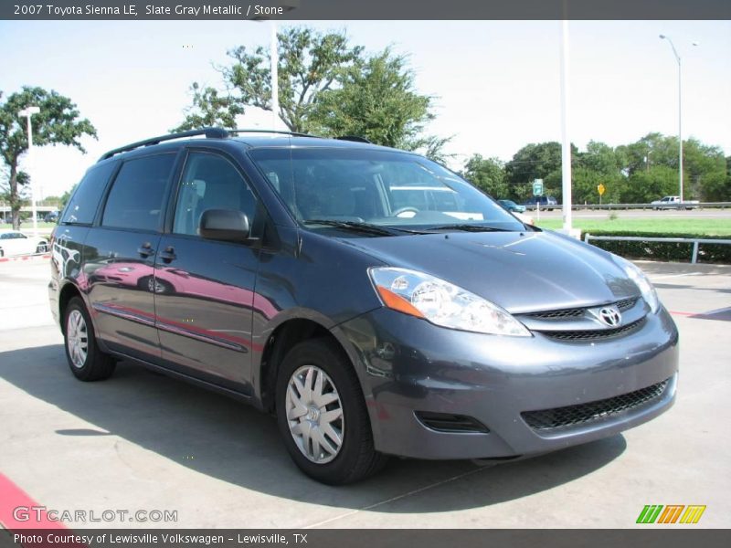 Slate Gray Metallic / Stone 2007 Toyota Sienna LE