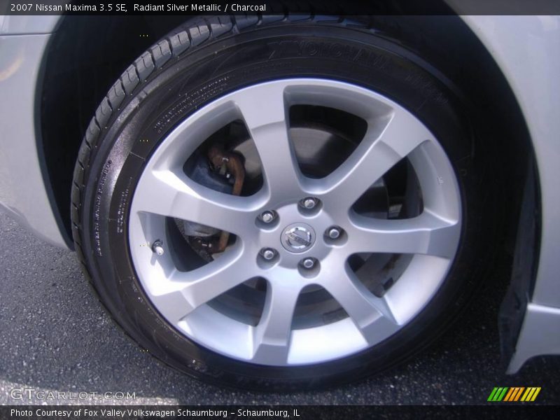 Radiant Silver Metallic / Charcoal 2007 Nissan Maxima 3.5 SE