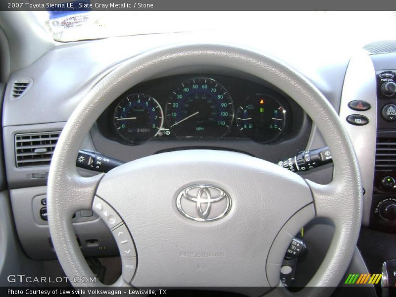 Slate Gray Metallic / Stone 2007 Toyota Sienna LE