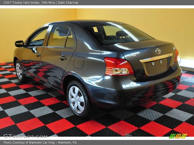 Flint Mica / Dark Charcoal 2007 Toyota Yaris Sedan