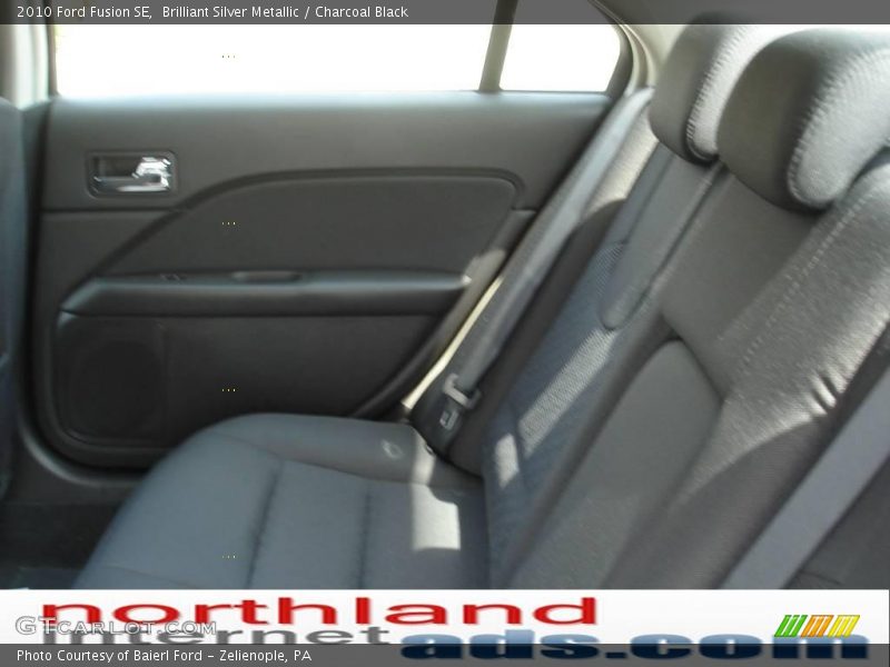 Brilliant Silver Metallic / Charcoal Black 2010 Ford Fusion SE