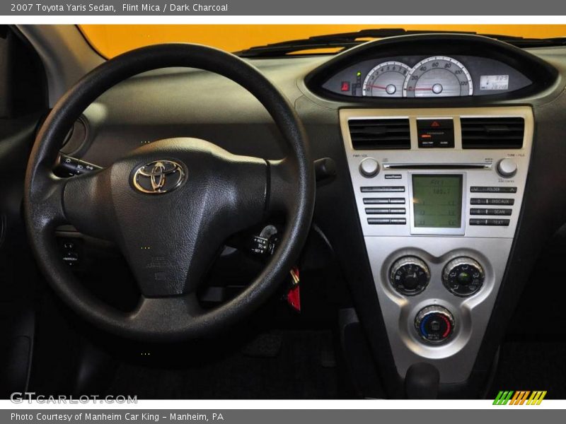 Flint Mica / Dark Charcoal 2007 Toyota Yaris Sedan