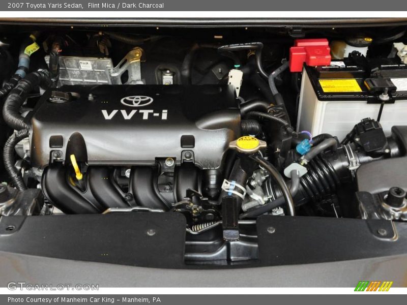 Flint Mica / Dark Charcoal 2007 Toyota Yaris Sedan